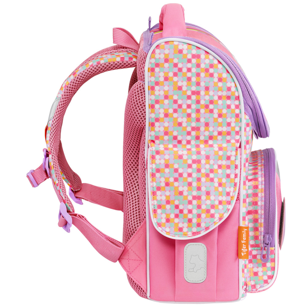 Ghiozdan Neechipat Nature Quest Motiv Pink Amour