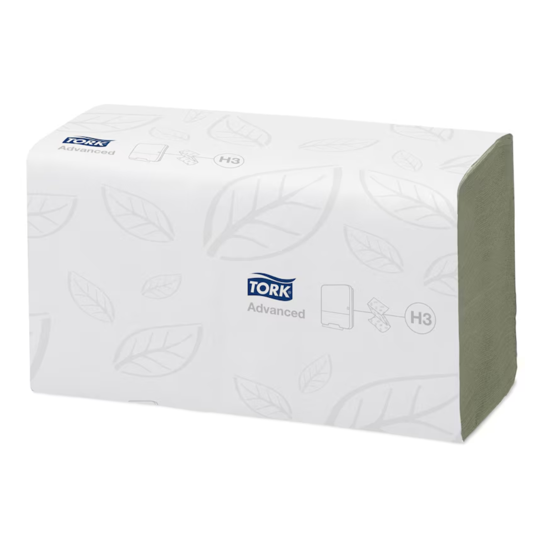 Servetele Pliate - Tork Advanced, 2 Strat, 23x24.8cm, 250 Buc/set, 15set/bax, H3 - Verzi