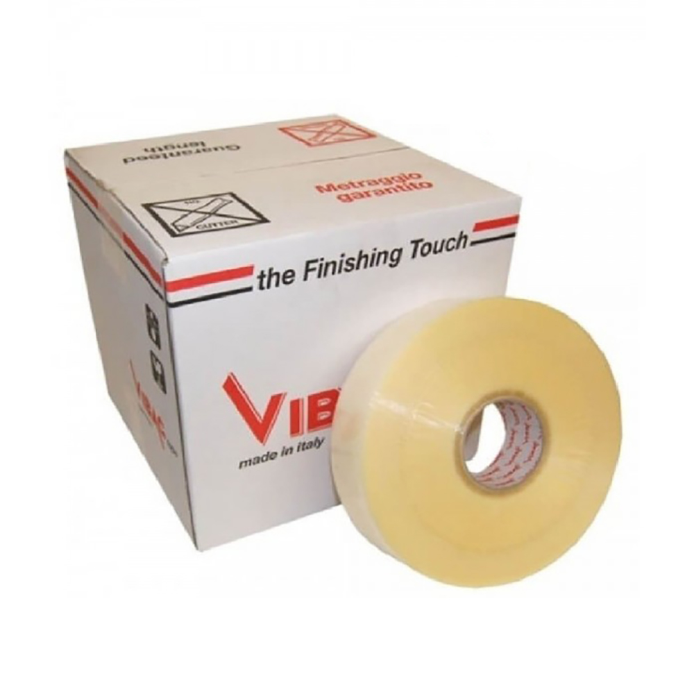 Banda Adeziva Automata VIBAC Acrilic, 48mm x 990m, Benzi Transparente pentru Ambalare