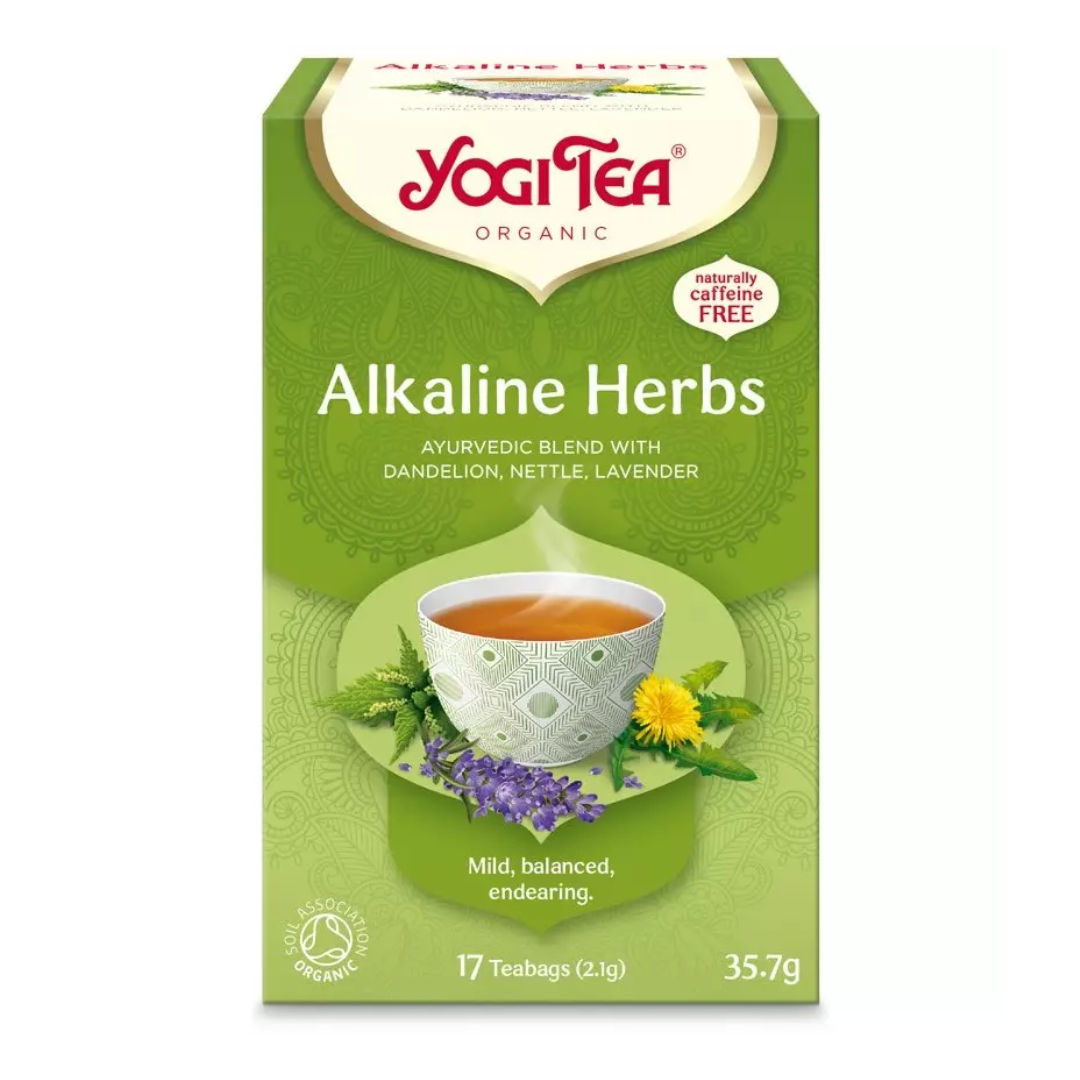 Ceai Bio Din Plante Alcaline, 17 Pliculete A 35,7 G Yogi Tea
