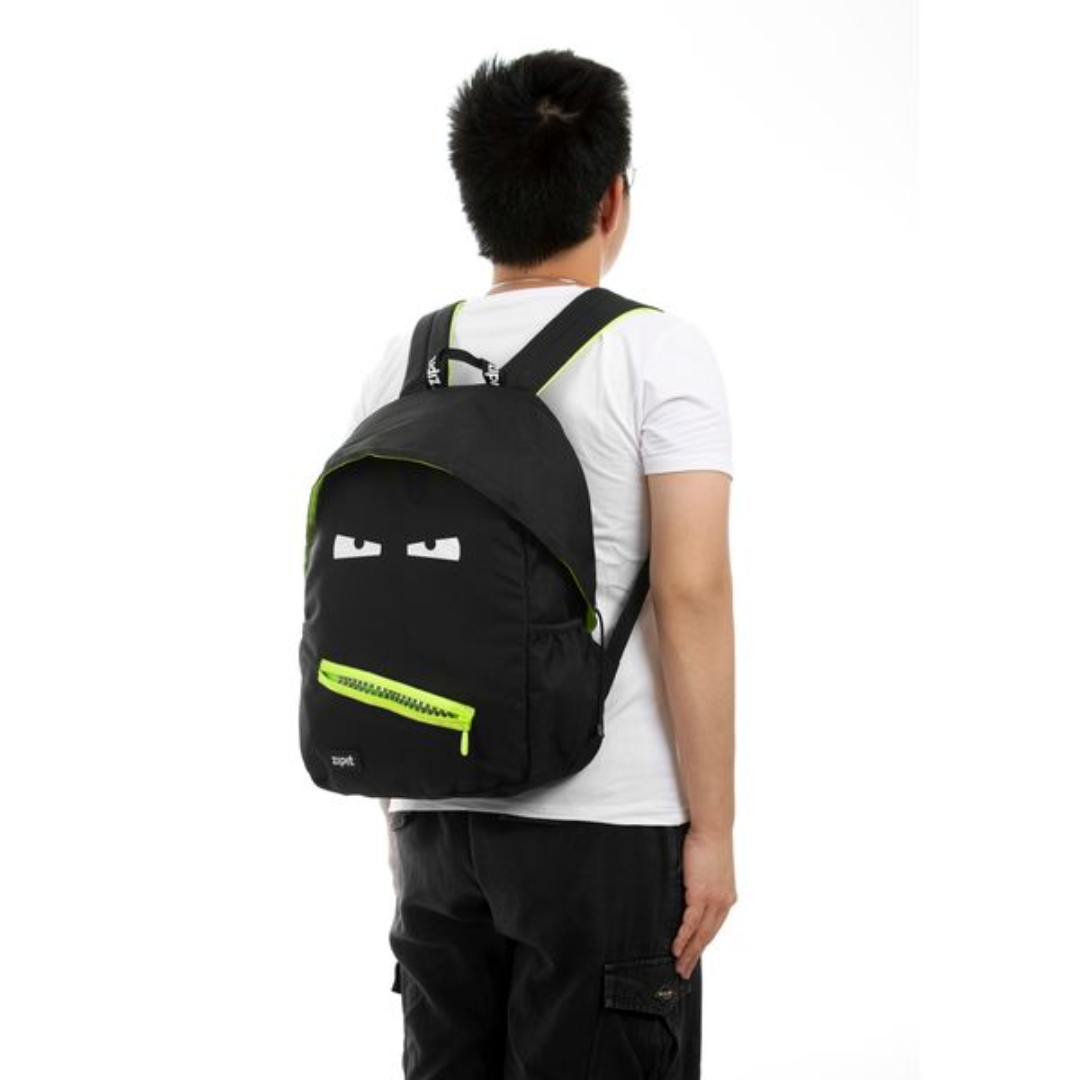 Rucsac Zipit Grillz, Cu Buzunare Laterale - Lime