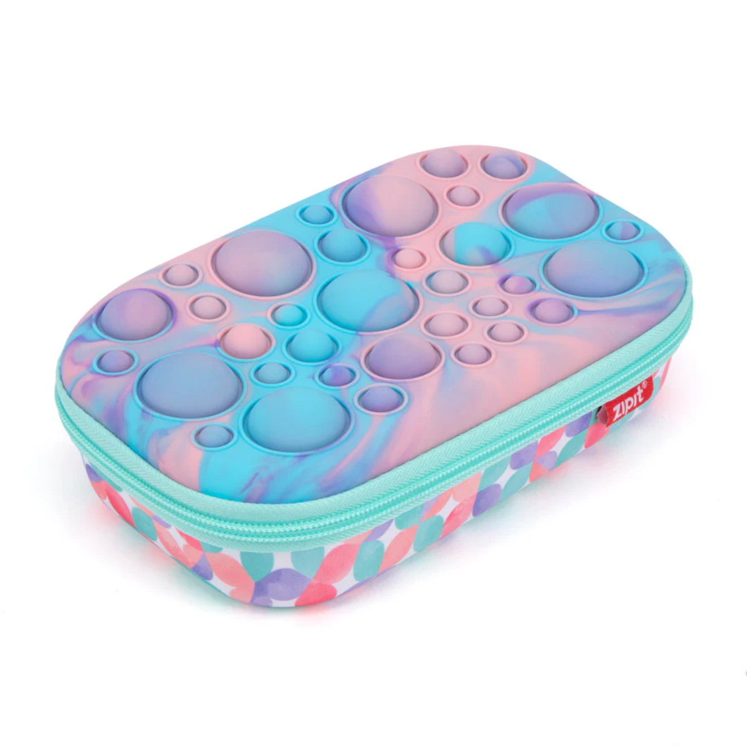 Penar Cu Fermoar Zipit Bubble Top Storage Box - Pastel Melt
