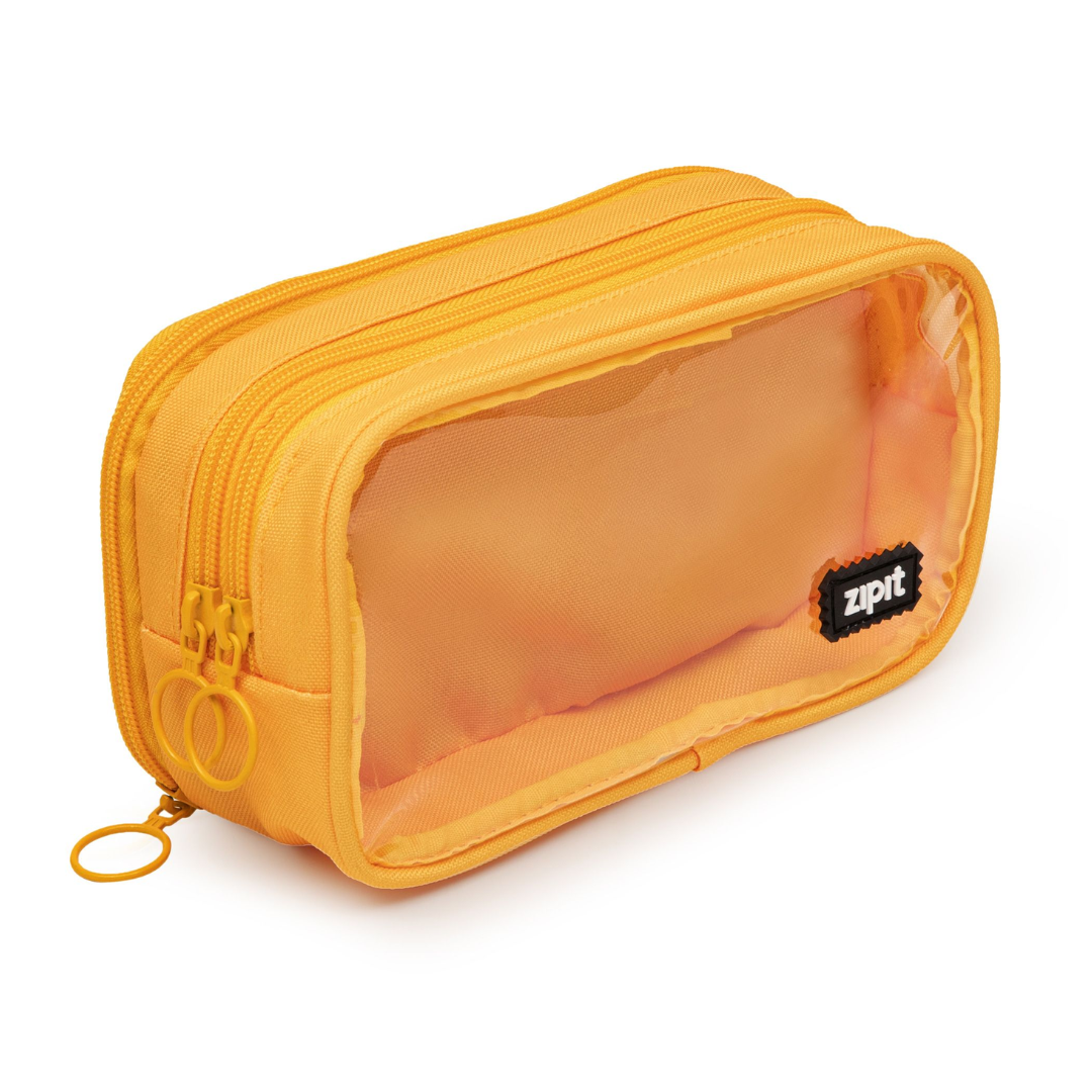 Penar Cu Fermoar Zipit Half & Half, Cu 3 Buzunare - Yellow