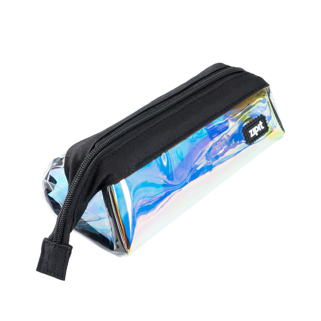 Penar Cu Fermoar Zipit Iridescent Lenny - Black