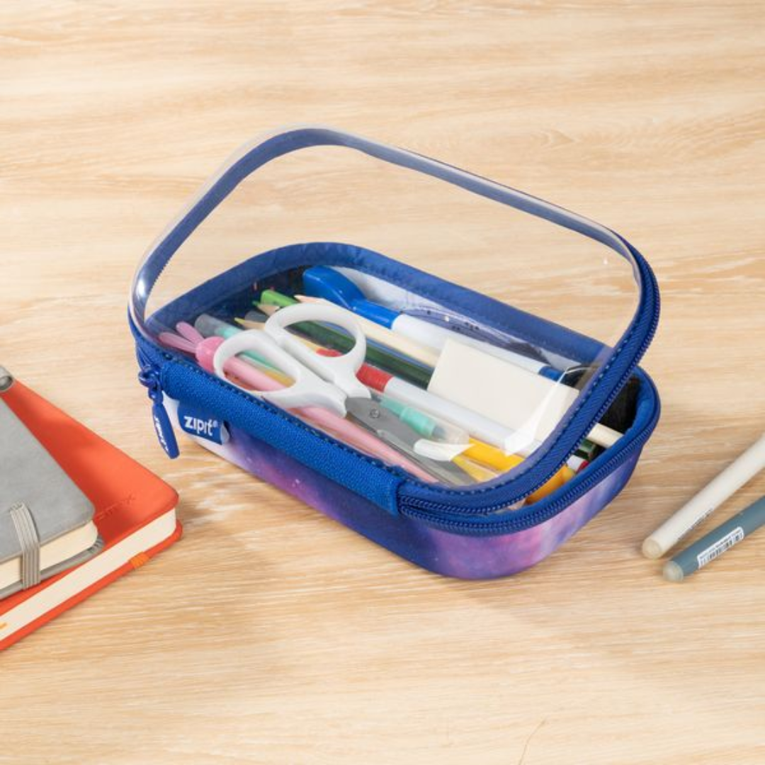 Penar Cu Fermoar Zipit Clear Top Storage Box - Astronaut Cat