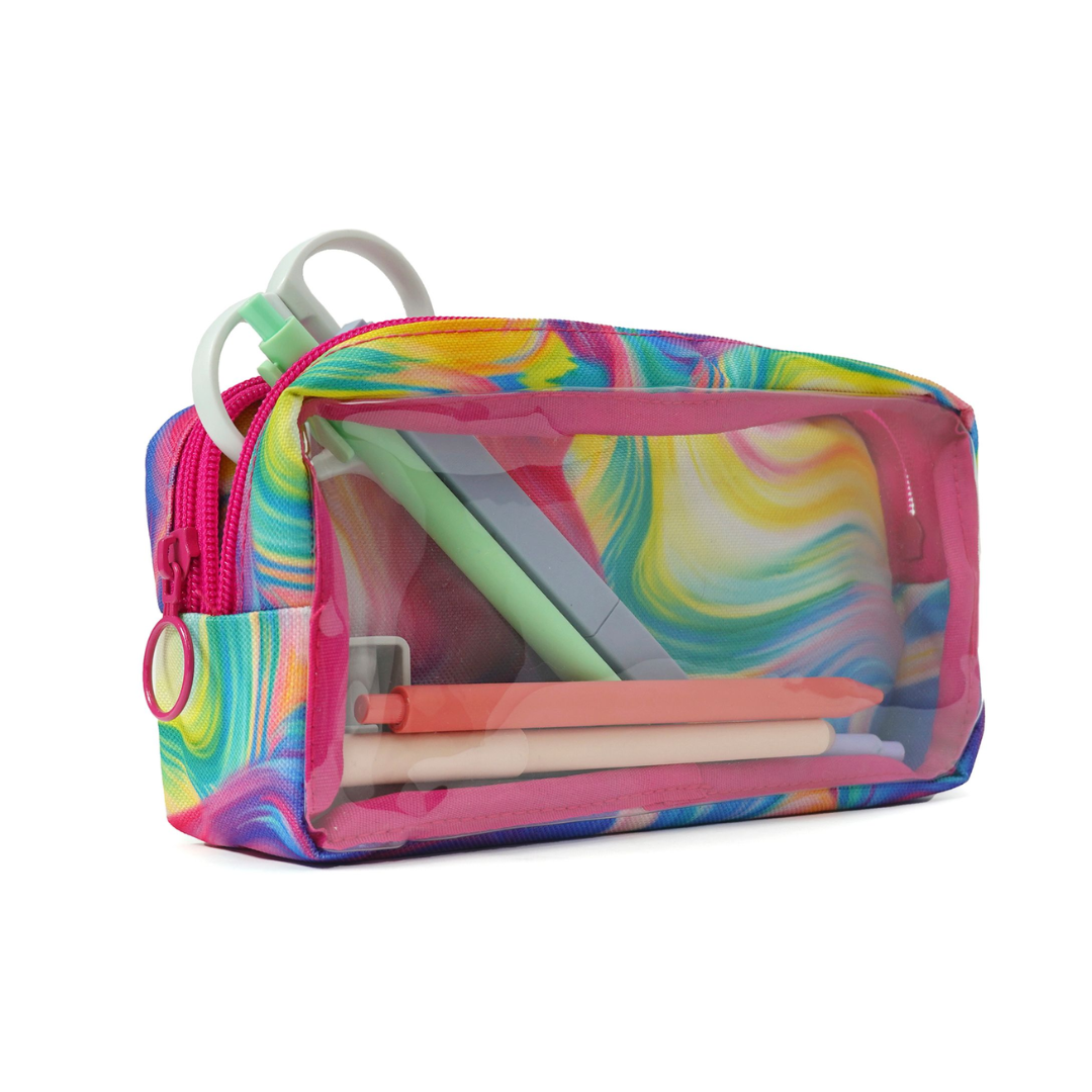 Penar Cu Fermoar Zipit Half & Half, Cu 2 Buzunare - Rainbow Glow