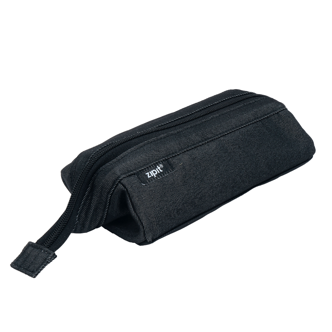 Penar Cu Fermoar Zipit Lenny Denim - Black